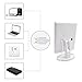 Maibtkey Makeup Mirror Portable Tri-Folded Lighted White Travel Vanity Mirror with 22 LED Lights and Magnifying Mirror with 2X 3X Magnification 180° Rotatable for Women Men Girls Cosmetic Makeup