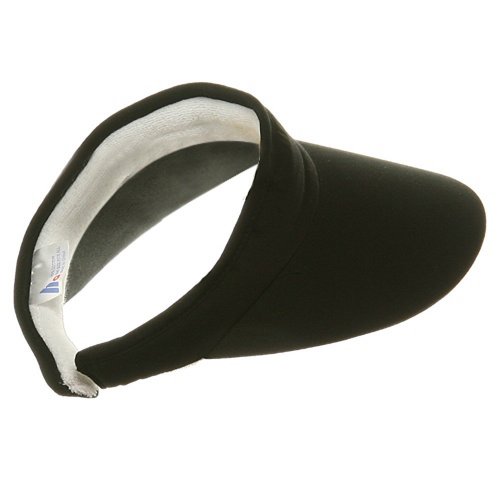 Large Peak Twill Clip On-Black W36S41E