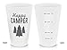 SILIPINT Printed Collection, Orginal Unbreakable and Patented Silicone Pint Glass - HAPPY CAMPER