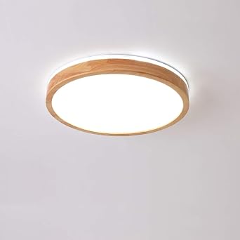Led Deckenleuchte Top 360 Gluhen Holz Deckenlampe Kaltweiss 6000k 1620lm 18w F30cm Runde Holz Lampe Fur Wohnzimmer Schlafzimmer Esszimmer Buro Kinderzimmer Leuchte Decke Licht Holzlampe Amazon De Beleuchtung