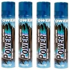 Power 5x butane Super refined fuel gas 300ml 6 cans by Power 5x butane