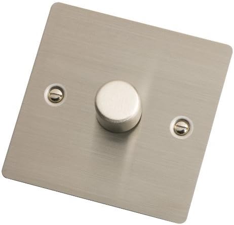 Slim Satin 1 Gang 2 Way Dimmer P/Push by SS51