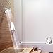 SkyGenius Rainfall Fixed Shower Head, Chrome-Finish Wall Mount High Pressure Shower Head 6 inches W/Removable Flow Restrictor