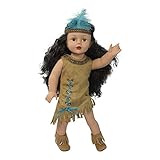 18 inch Doll Clothes | Native American Indian Costume | American Girl Doll Costume Fits Kaya | Dress with Fringe | Embellished Trim | Boots | Headband |Designed in USA for American Girl 18 inch Dolls