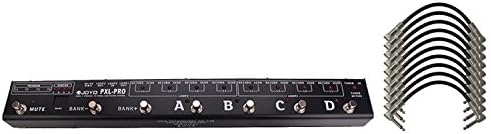 JOYO PXL PRO 8 Loop Programable Effects Looper w/ 10 Patch Cables