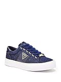 GUESS Factory Women's Gabey Denim Low-Top Logo Sneakers