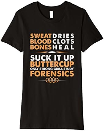 Women's Forensics Major Suck It Up Buttercup T Shirt XL Black