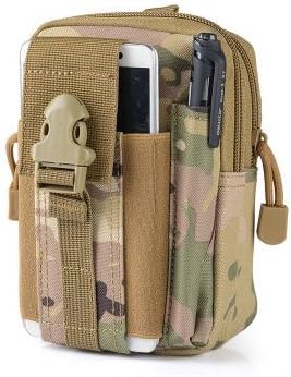 Tactical Pouch - Compact Water-resistant Multi-purpose Molle EDC Utility Gadget Gear Tools Organizer - Waist Bags Pack Cell Phone Holster