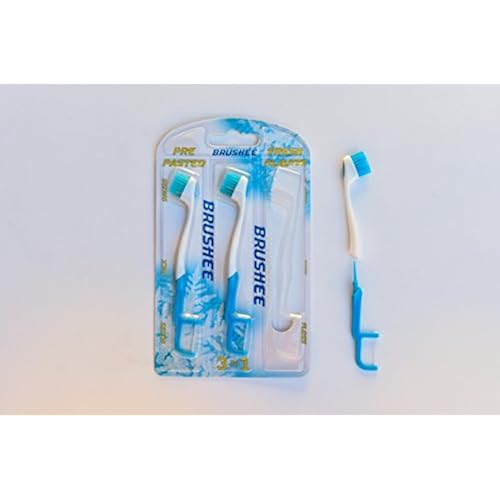 Brushee: Pre-Pasted Mini-Brush w/ Floss & Pick, 36-Count Beauty & Personal Care, Oral Care, Toothbrushes, Manual Toothbrushes