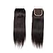 LONG YAO Brazilian Straight Virgin Hair 3 Bundles with Closure 4 X 4 Lace Closure with Bundles 100% Virgin Human Hair Extensions Weave weft Natural Color (18 20 22 W 16 Closure)