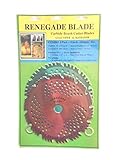 Renegade Blade 2pk-8"-44t/56t Combo Pack - (1) 44t Green Viper (1) 56t red Razor - Hybrid Pack GS1 Barcoded Shelf Hanging Blister Pack- Carbide Brush Cutter Blades, 203mm Dia.