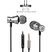 Ephone Updated In-Ear Earbuds Headphones, Metal Magnetic Housing and Wired Bass Stereo Headsets, Earphones with Microphone Apply to 3.5mm Audio Jack - Black