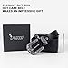 Women Leather Belts Ladies Vintage Western Design Black Waist Belt for Pants Jeans Dresses, Suit for Waist Size 32-36 Inches, 01-Black-Only for High Waist