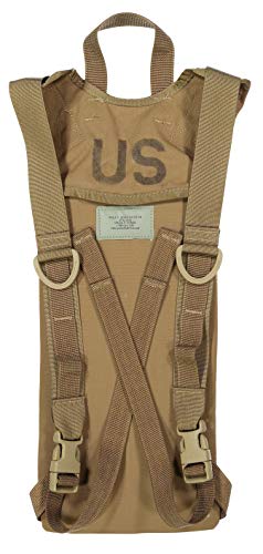 Mcguire Gear Tactical MOLLE Hydration Pack with Large 3-Liter Bladder - Great for Cycling, Hiking, Camping, Running, Climbing, Hunting (Coyote Brown)