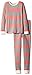 Burt's Bees Baby Girls' Little Stripe Organic Pj Set, Chrysanthemum Rugby, 5