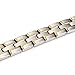 Rainso Mens Magnetic Titanium Steel 3 Power Elements Bracelet Chain Link with Free Removal Tool