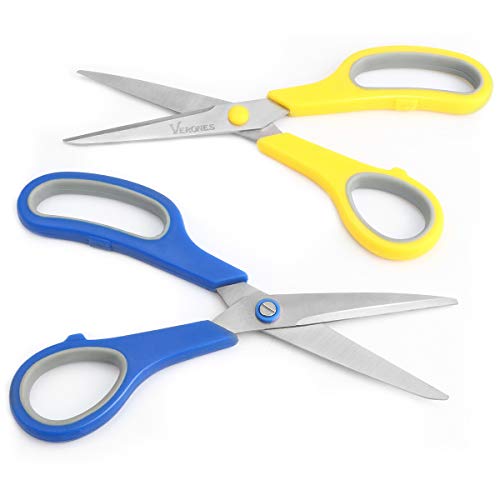 5 Scissors+VERONES+Comfort+Grip+Handles+Stainless