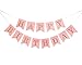 SIFAN Pink Dots Birthday Banners, Gold Birthday Party Supplies