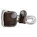 ELFRhino Genuine Leather Headphone Earphone Organizer Cord Organizer Wrap Winder Cord Manager Cable Winder(Set of 2, Coffee)