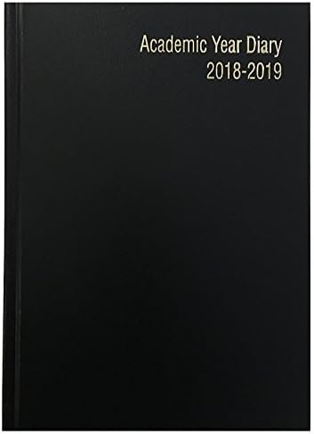 2020-2021 academic midyear student diary BLACK A5 one 1 week to view WTV