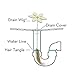 Shower Drain Hair Catcher (10in a Pack) - Never Clean a Clogged Drain Again!
