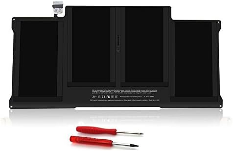 EBK Replacement Laptop Battery for MacBook Air 13" A1405 A1466 020-7379-A 661-6055 MC503 MC504 A1369 (Mid-2011 Version) "Core i5" 1.6 / "Core i7" 1.8 A1466 Mid-2013 Version 7.3V 50WH