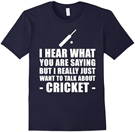 Men's Cricket Gift For Men - Funny Shirt For A Birthday Small Navy
