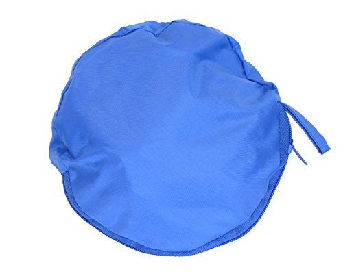 Twist-and-Fold Childrens Rain Hat, 13 in Diameter Brim, Royal Blue