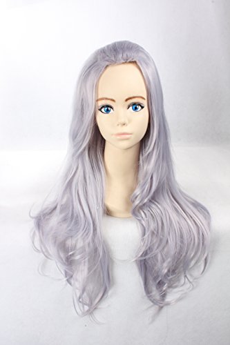 Cosplay Wig Light Purple Wig Long Light Purple Straight Wig Kuja Final Fantasy Wigs