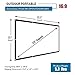 Akia Screens 120 inch Projector Screen 16:9 Foldable Anti-Crease Portable Screen Support Double Sided Projection for Outdoor Indoor 120