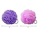 Loofah Bath Sponge 50g Set of 6 Pastel Colors by À La Paix - Soft Exfoliating Shower Lufa for Silky Skin - Long-Handled Mesh Body Poufs- Luffas for Men & Women - Soft Texture - Full Cleanse & Lather