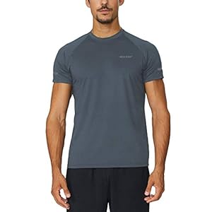 BALEAF Men’s Quick Dry Short Sleeve T-Shirt Running Workout Shirts