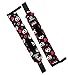 Fitplicity Premium Elastic Wrist Wraps (Pink Skulls)
