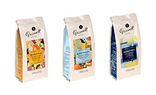 Granell - Mediterranean Blends - Kaffee Geschenkset 3er Pack | 100 % Arabica Kaffee: Buenos Días, Spanish Summer und…