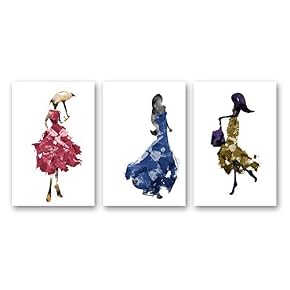 Abstract Elegant People Painting Artwork for Home Framed...