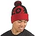 JINX World of Warcraft Horde Knit Pom Knit Beanie, Black/Red, One Size