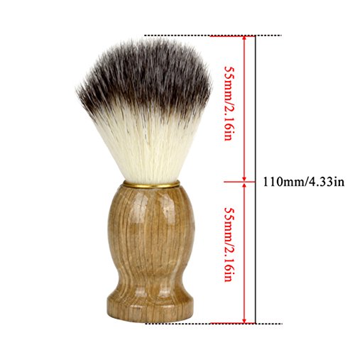 Faleto Stainless Steel Shaving Brush Stand Holder and Soap Bowl Mug Set for Safety Razor Brush