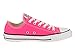 Converse Unisex Chuck Taylor All Star Low Top Pink Pow Sneakers - 7 B(M) US Women / 5 D(M) US Men