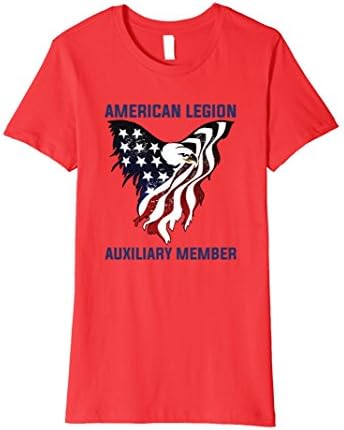 Womens Proud to Be An American Legion Auxiliary Member T-Shirt Medium Red