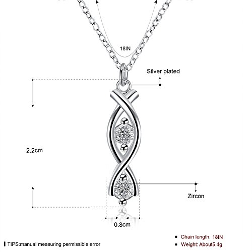 image for YXYP Elegant Necklaces For Woman Pendant Necklace Metal Chain Jewelry 