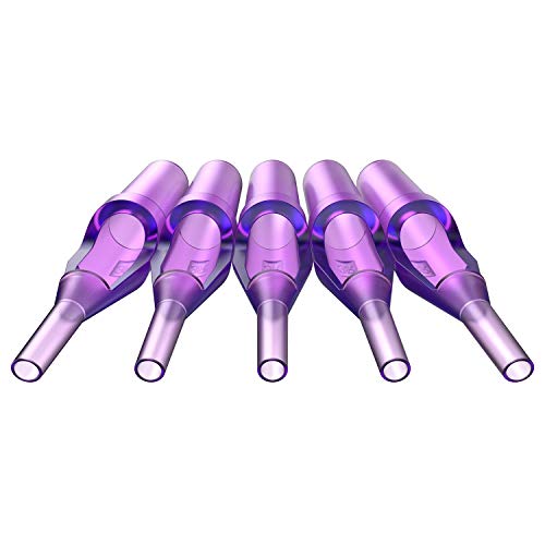 ITATOO 100pcs Tattoo Tips Assorted Size Disposable Tattoo Tips Tubes for 3RL 5RL 3RS 5RS 7RL 7RS 9RL 9RS 5MG 7MG 9MG Tattoo Needles Round Diamond Flat/Magnum Sterilize Plastic Tattoo Tips - Thumbnail 4