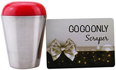 GOGOONLY Nail Art Soft Squishy Silicone XL Jelly Stamper and Scraper Set - Stamping Tools - Red-BH000675