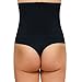 Smart Fit Me Women's Shapewear Thong Tummy Control Panties (Black L)