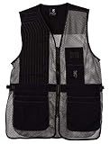 Browning, Trapper Creek Mesh Shooting Vest, Black/Gray, X-Large, Right Hand