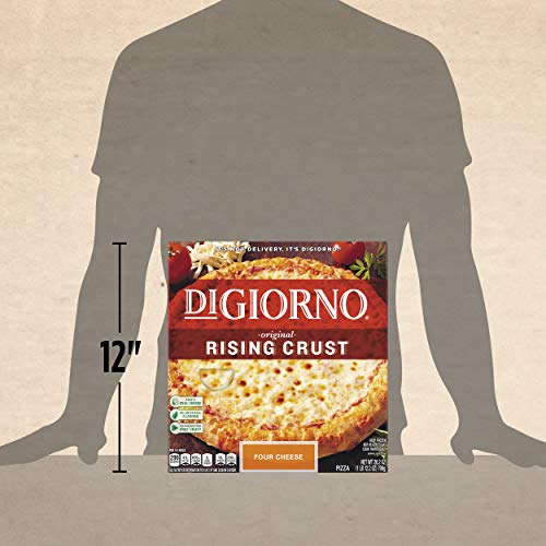 DIGIORNO Original Rising Crust Four Cheese Frozen Pizza, 28.2 oz. | Made with Mozzarella Cheese