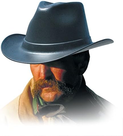 1EA-Cowboy Style Hard Hat (Squeeze-Lock Suspension)BLACK-One-Size