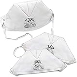 SAS Safety N95 NIOSH Approved Particulate Respirator Surgical Face Mask, Pack of 10 Individually Hygienically Sealed Masks