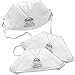 SAS Safety N95 NIOSH Approved Particulate Respirator Surgical Face Mask, Pack of 10 Individually Hygienically Sealed Masks
