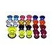 BodyJ4You 20PC Plugs Single Flare Acrylic Ear Gauges 0G 8mm Expander Stretching O-ring Piercing Set