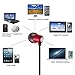 MATEDSOUS Earphones with Microphone Wired Headset Amazinn-1 Comfortable Earbuds for Sleepers Noise Cancelling in Ear Headphones Hi-Fi Clear Sound Red Small Tiny Premium Box with Pouch
